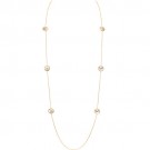 amulette de cartier yellow gold necklace 6 white mother of pearl replica