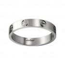 cartier love ring white gold narrow version for men and women replica