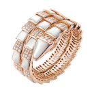 Bvlgari Serpenti Bracelet pink gold with mother of pearl and diamonds BR857083 replica