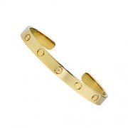 cartier cuff bracelet plated real 18k yellow gold B6032516 replica