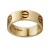 cartier love ring yellow gold wide version ring replica