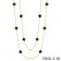 Van Cleef & Arpels Vintage Alhambra 10 Motifs Black Onyx Long Necklace Yellow Gold