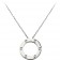 cartier love necklace white gold with 6 Diamonds pendant replica