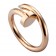 cartier juste un clou ring plated real pink gold B4092500 replica