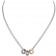 cartier love necklace white gold double stranded tricyclic pendant replica