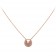 amulette de cartier necklace pink gold pink opal diamond replica